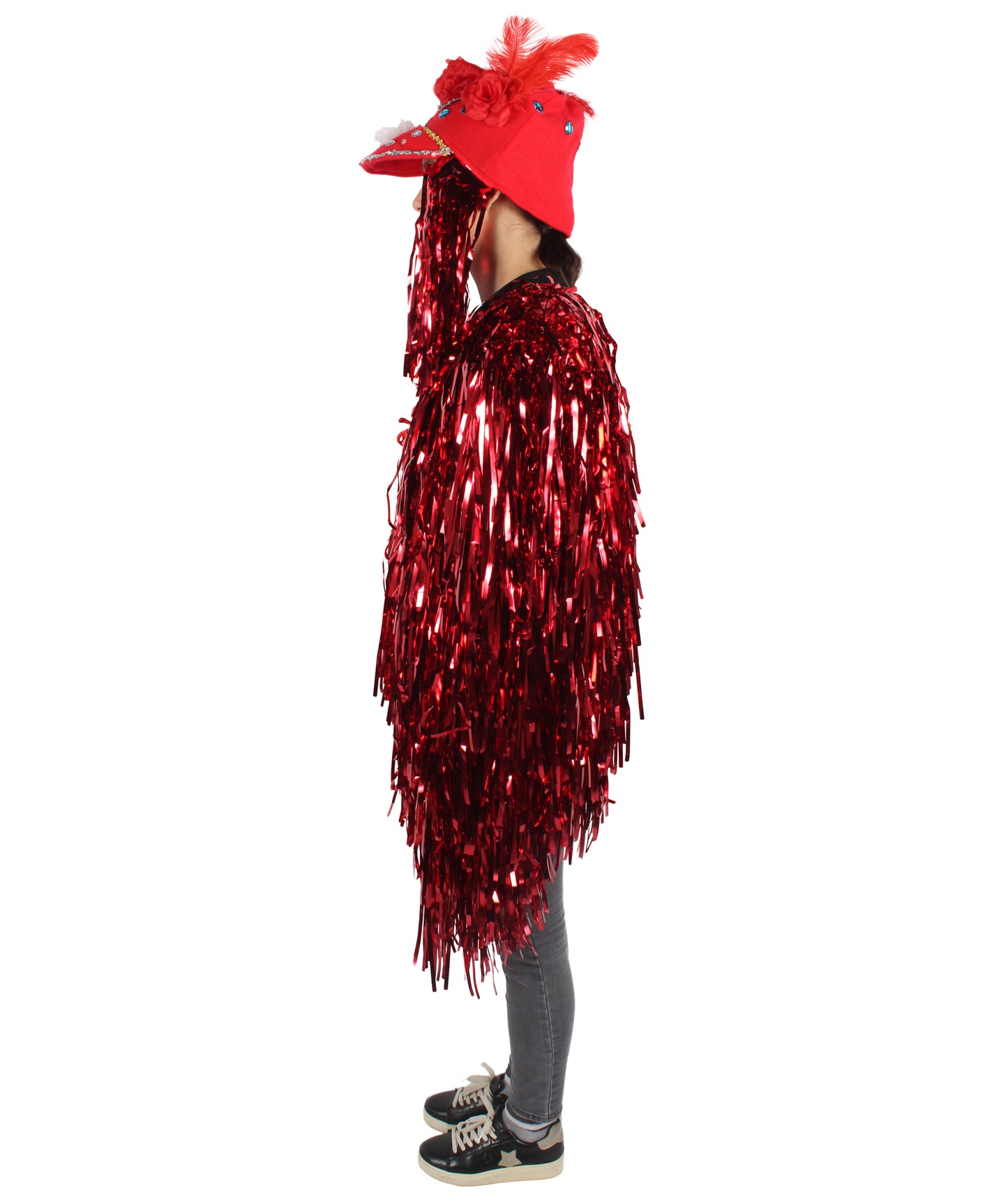 Adult Unisex DJ Tinsel Costume| Multiple Color Options