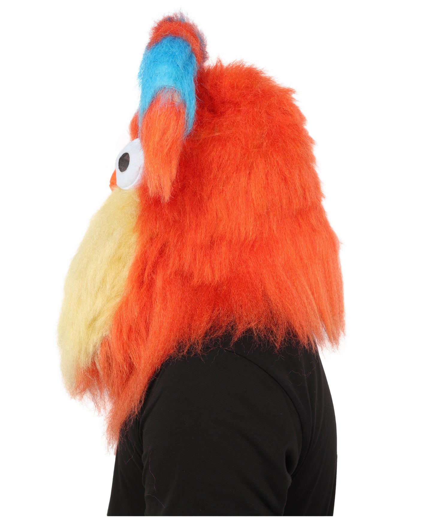 HPO Monster Bundle Costume & Mask Set – 74 Inch Full Body Fur Suit with Head Mask | Ideal for Cosplay & Halloween