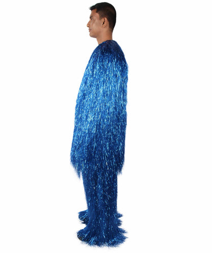 HPO Hairy Unisex Ape Mask and Bodysuit Costume Tinsel  | Multiple Colors