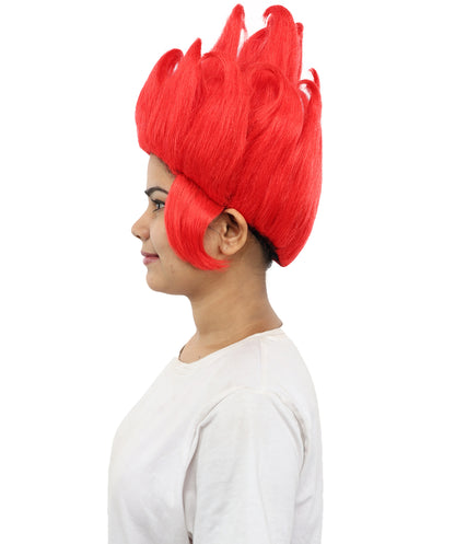 HPO Multiple color Sea Witch Wig – Curly Tentacle-Inspired Fancy Dress Wig for Women – Ocean Sorceress Cosplay Hair