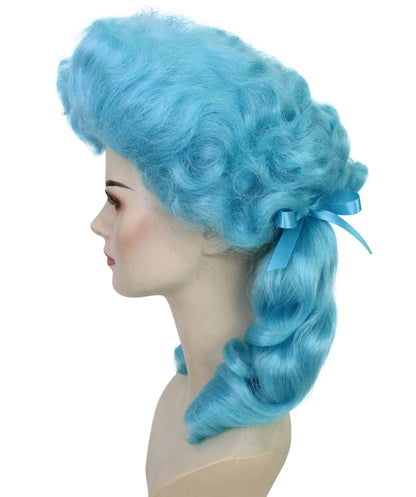 HPO Women’s Classic Elly May Clamped Multiple Wig With Two Blue Hair Ribbons