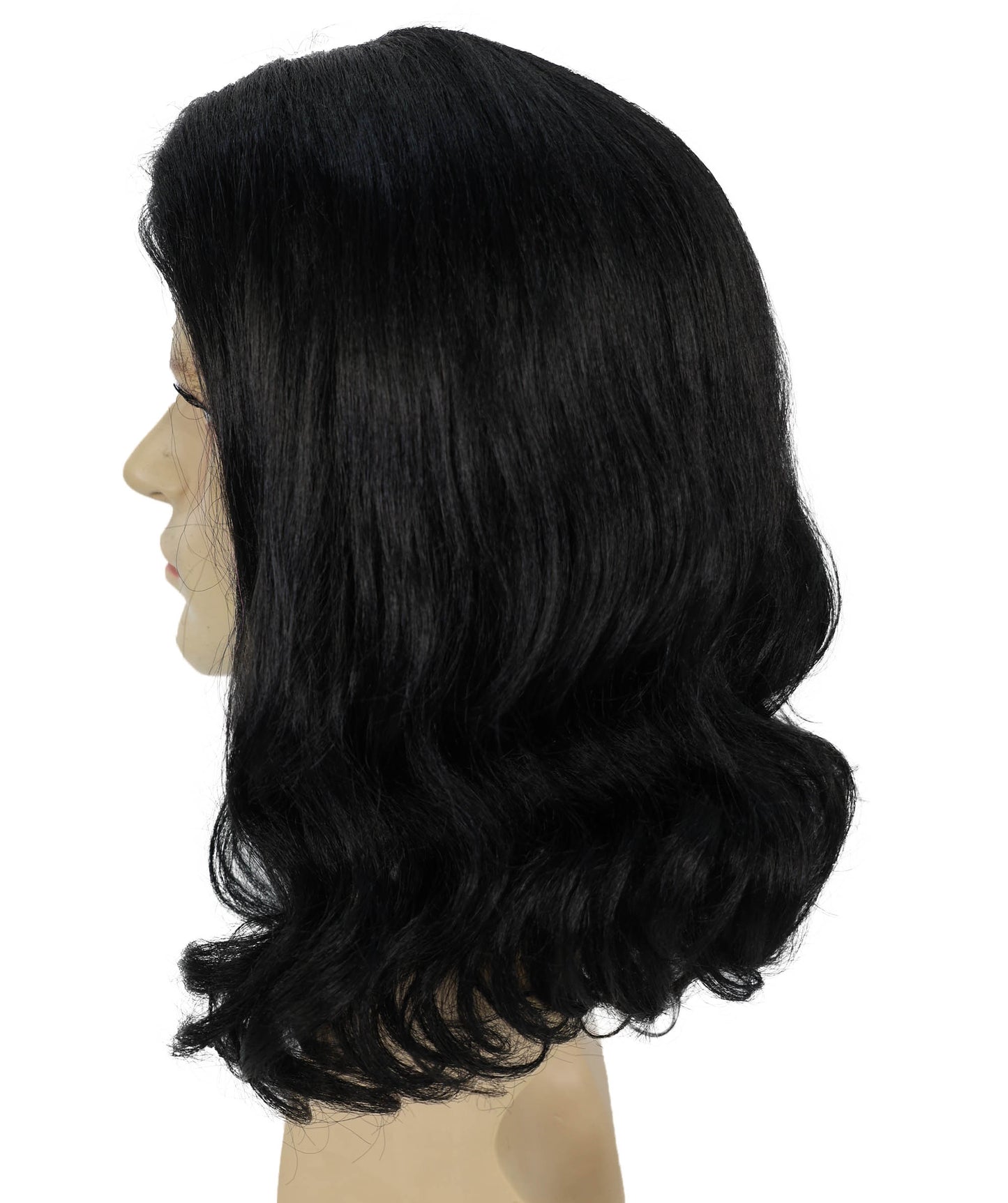 Men's Brown Barebone Medium Wavy Wig | Multicolor Options | Best for Halloween | Flame-retardant Synthetic Fiber