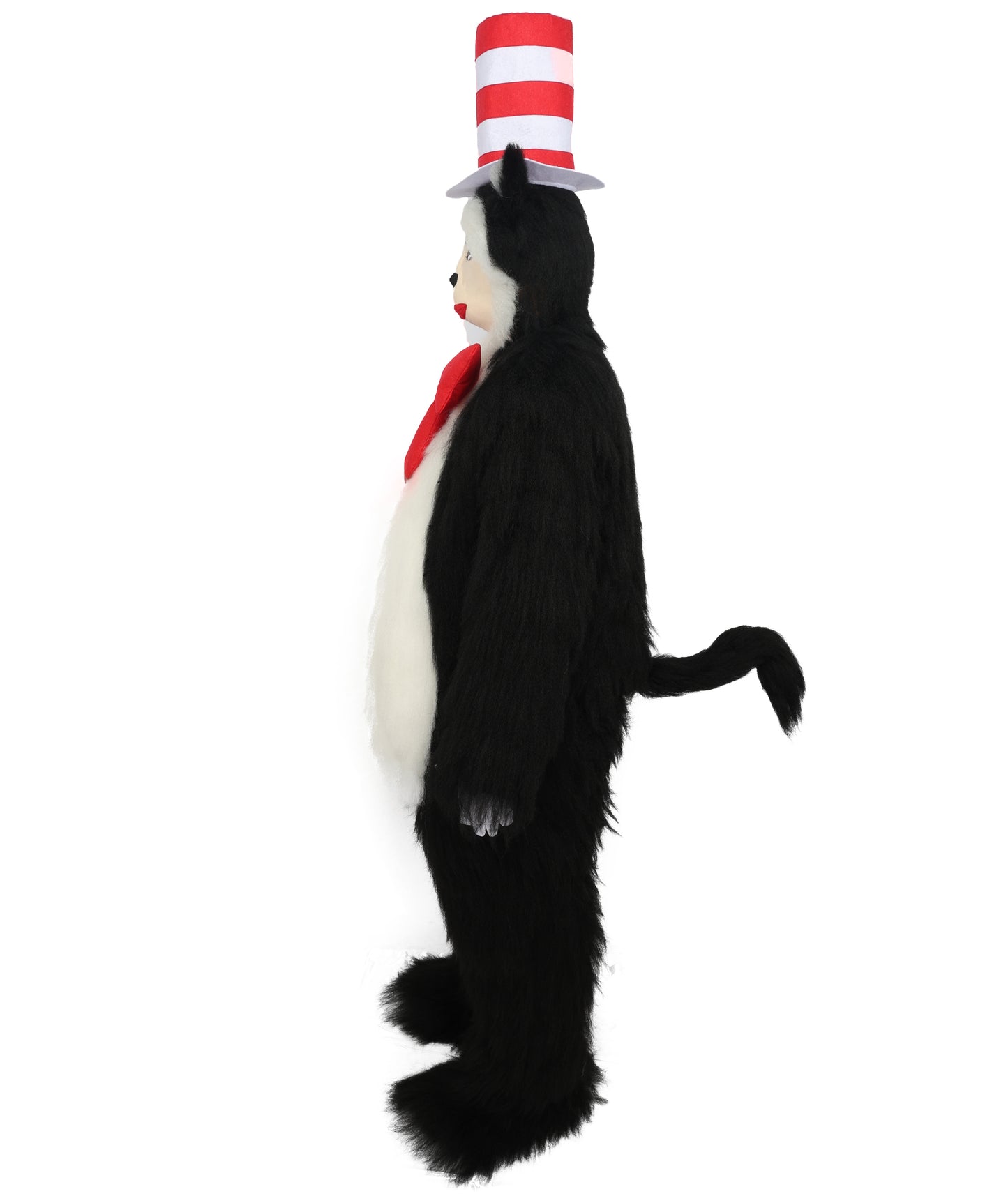 HPO Adult Unisex Animal Character Cat Black and White Costume Set | Complete Bundle with Musk Set | Ultimate Halloween & Cosplay Kit