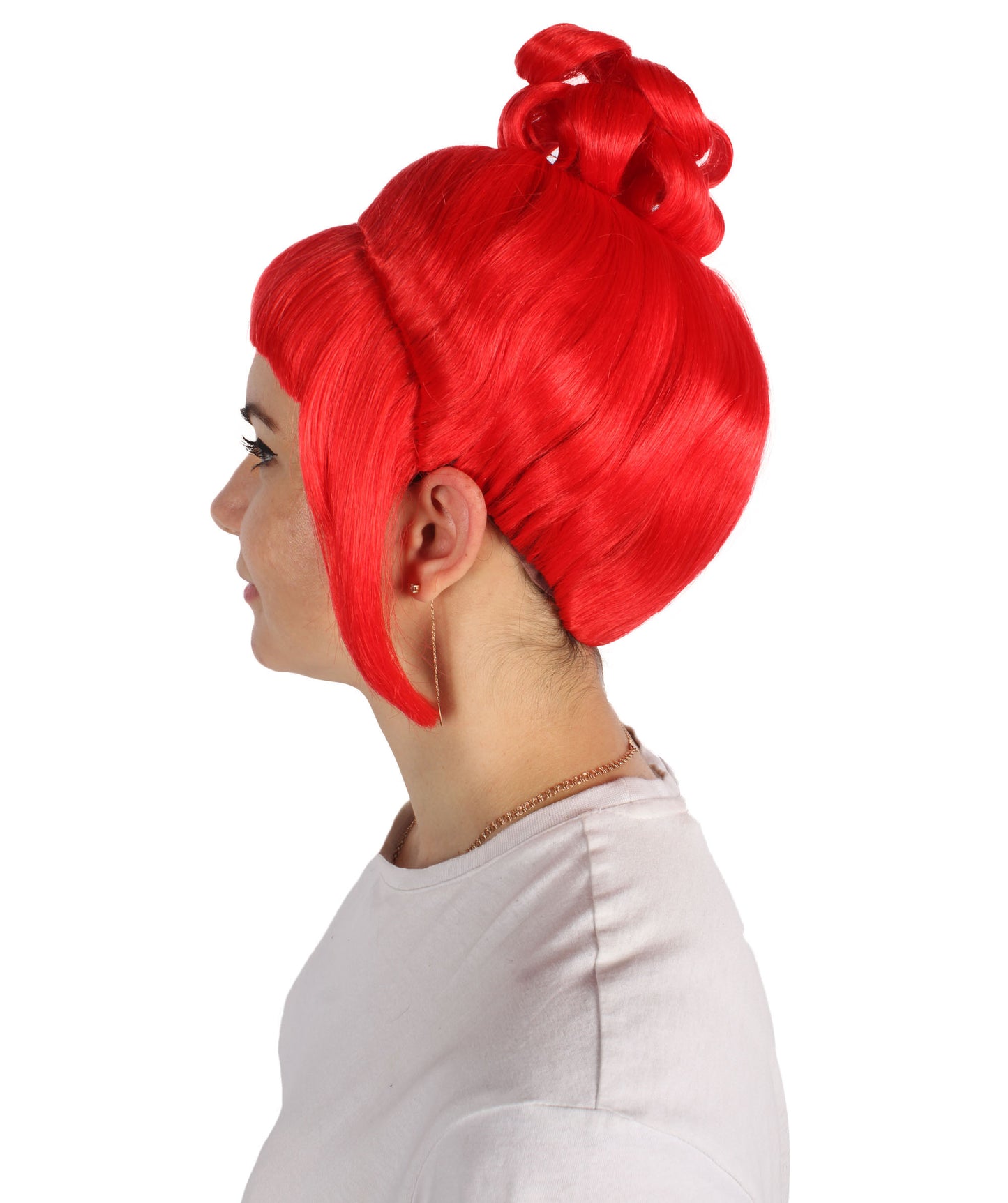 HPO  Women's Halloween Animated Lucy Updo Wig | Multiple Color Options