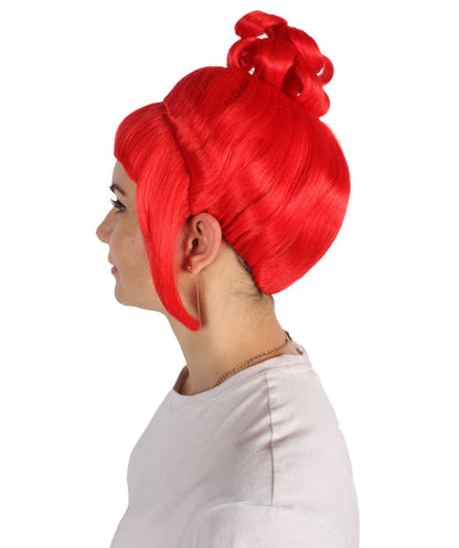 HPO  Women's Halloween Animated Lucy Updo Wig | Multiple Color Options