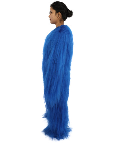 HPO Teen Extreme Hairy Person Costume Bundle & Mask Set - Full-Body Hair Suit Extra-Long Costume Wig for Halloween, Cosplay & Parties - Multiple Color Options