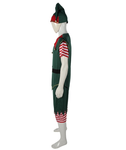 HPO Adult Men’s Christmas Elf Inflatable Costume | Festive Holiday Cosplay & Party Outfit