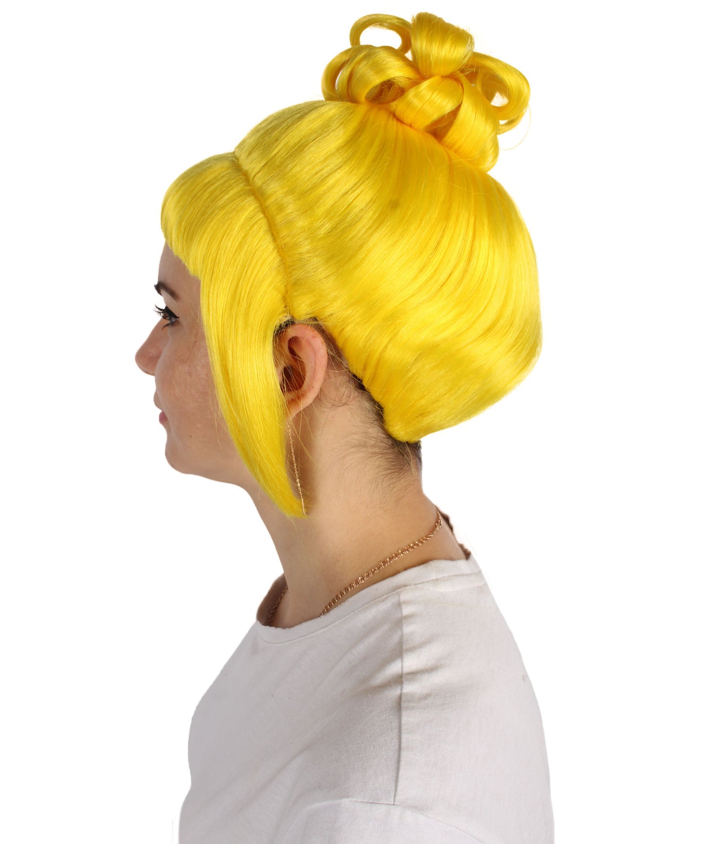 HPO  Women's Halloween Animated Lucy Updo Wig | Multiple Color Options