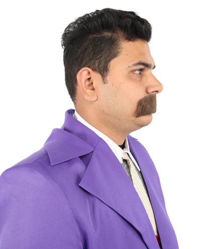 Men's Human Hair Moustache | Facial Hair Multiple Colours Option | HPO