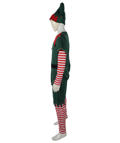 HPO Adult & Teen Men’s Christmas Elf Inflatable Costume | Festive Holiday Cosplay & Party Outfit
