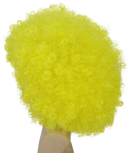 Men’s Big Curly Afro Wig | Bold Hair for Halloween, Themed Parties | Multiple Color Options