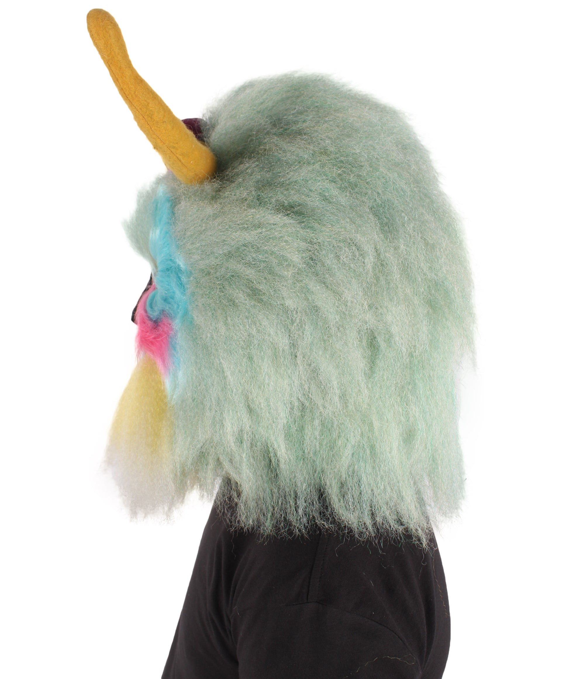 Unisex Multicolored Grumpy Furry Monster Mask