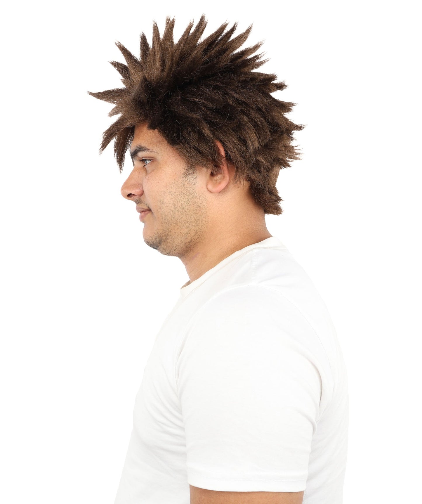 HPO Adult Men's Japanese Superhero Manga Spiky Wig |  Multi Color Options