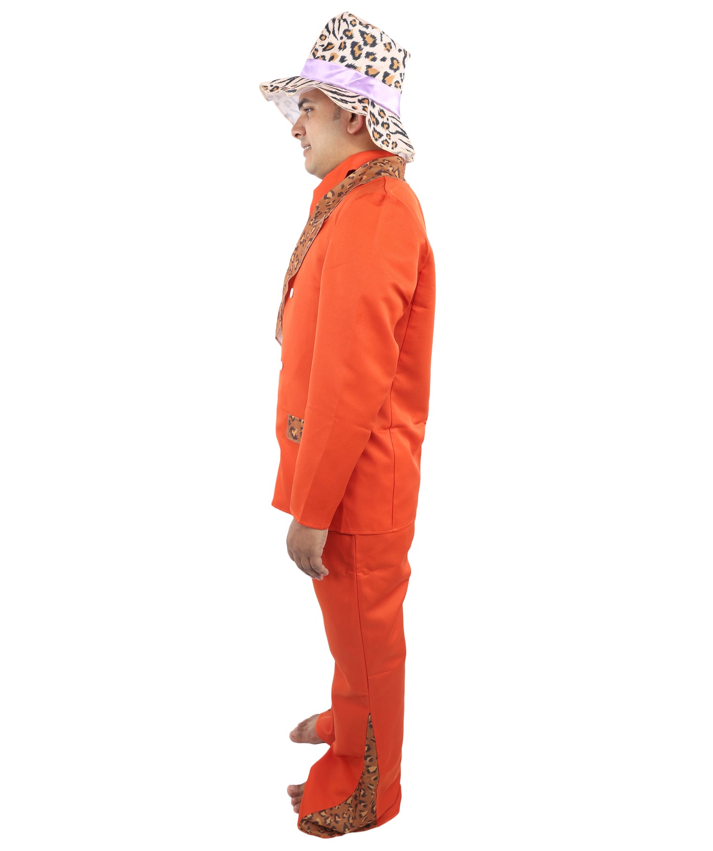 HPO Men's Red Cowboy Suit Costume with Hat – Western Outfit | Classic Rodeo Style Party, Halloween & Theme Event Dress Up