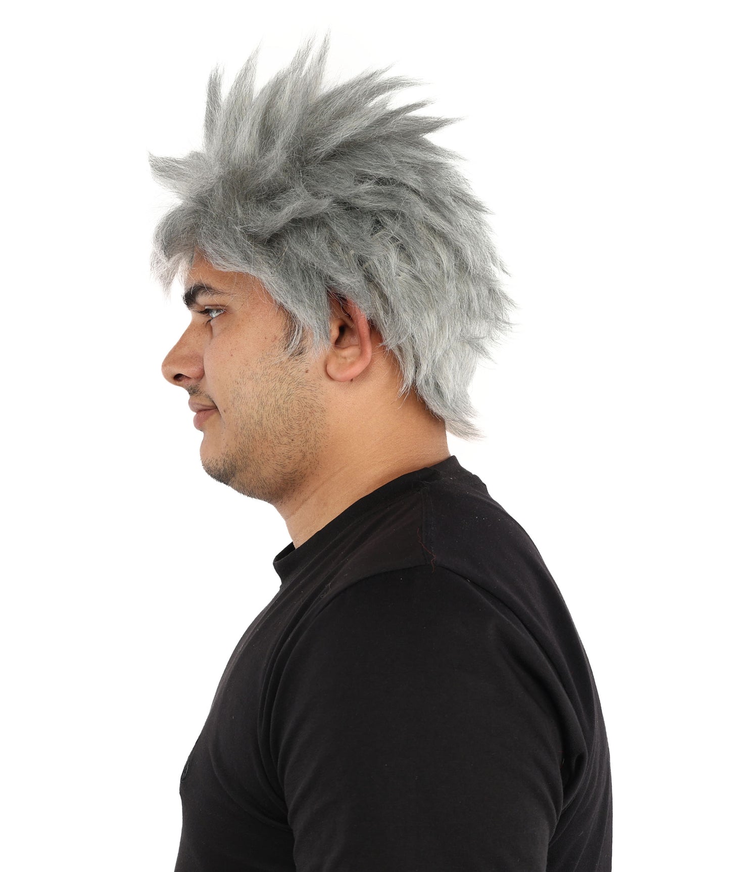 HPO Adult Men's Japanese Superhero Manga Spiky Wig |  Multi Color Options