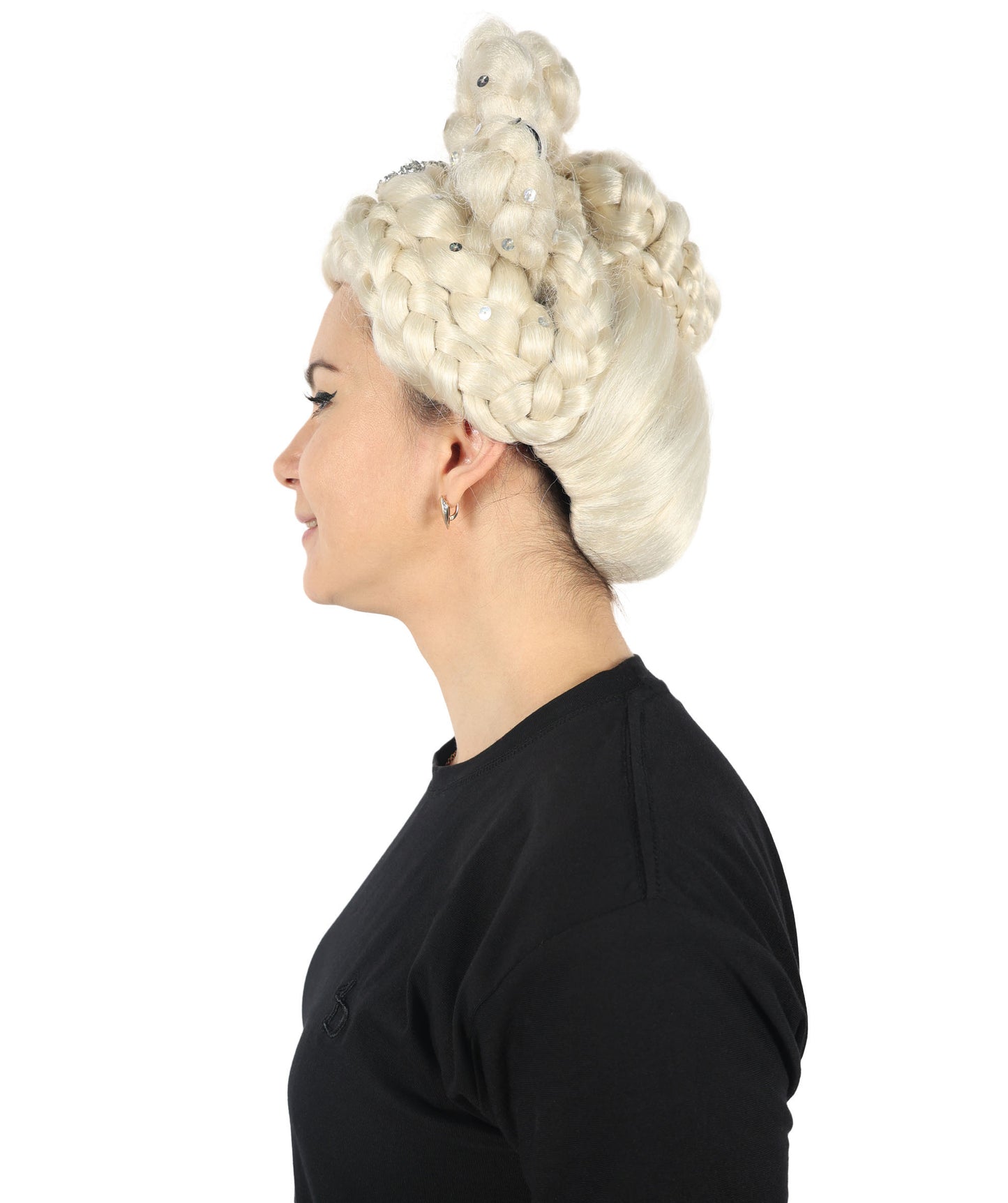 HPO Adult Women Blair St. Clair Blonde Wigs for Cosplay and Halloween, Drag and Performance, Premium Breathable Capless Cap