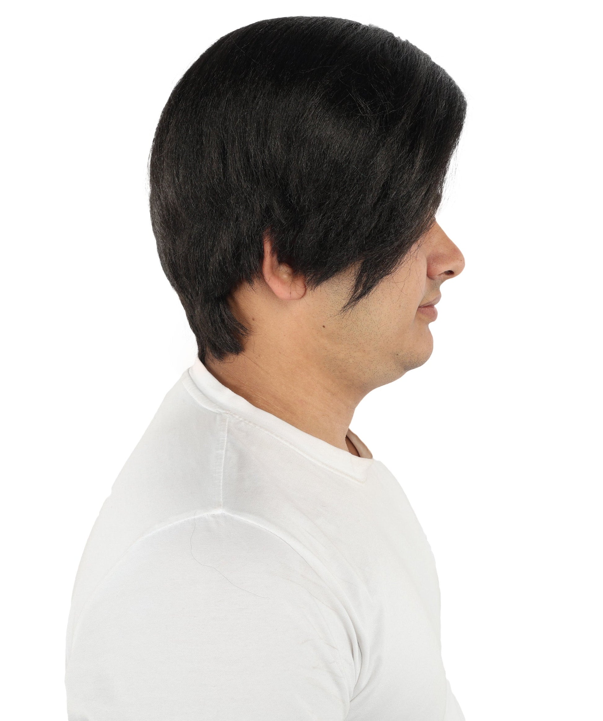 Black Side Swept Wig