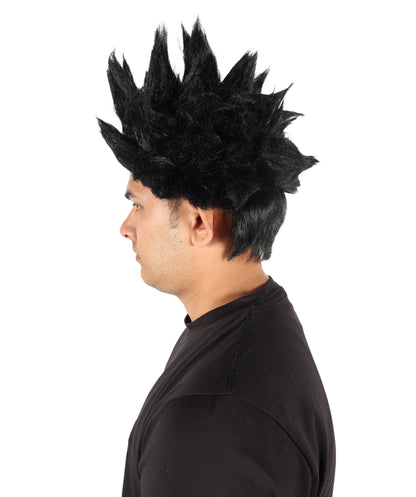 HPO Men’s Anime Young Ninja Nine Tail Yellow Blonde Spiky Wig