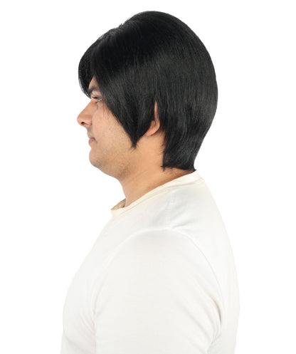 Men's Short Dramatic Texture Wig | Multiple Color Option | undercut, multi-layered messy styling | Halloween, cosplay, drag, theatrical performances, and themed parties