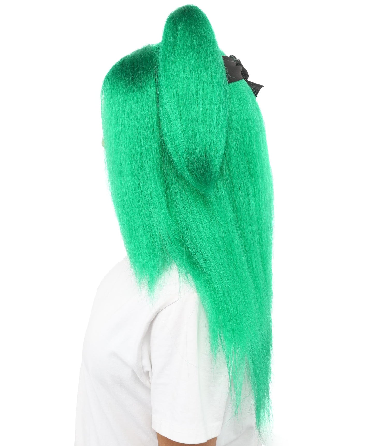 Women's High Ponytail Ninja Wig | Multiple Color Options | Create of synthetic fiber, long straight texture with top-tied fountain, breathable base | Cosplay, Halloween, theater, party, performance, costume events