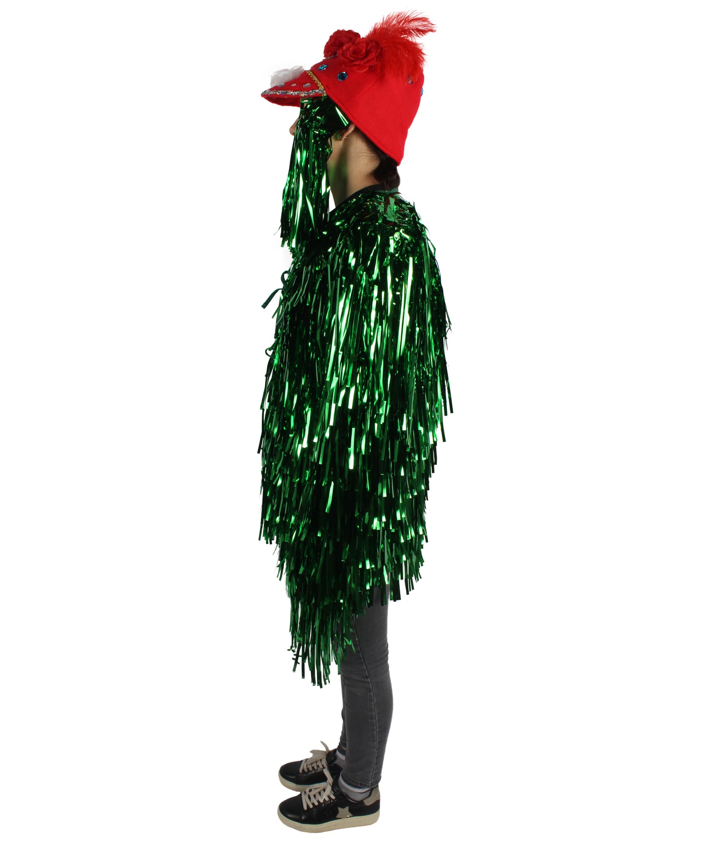 Adult Unisex DJ Tinsel Costume| Multiple Color Options