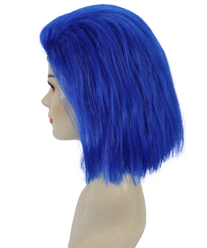 Adult Women's 10" Inch Short Length Halloween Cosplay Ombre Pop Star Fireworks Costume Wig, Synthetic Soft Fiber Hair | Multicolor Options | HPO