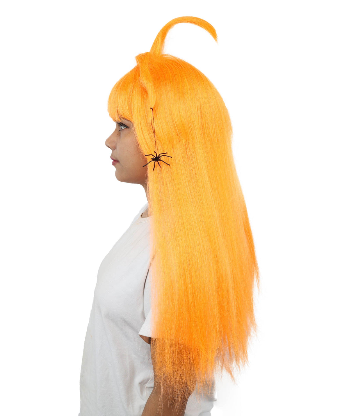 HPO Adult Women's Spider Gothic Sculpted Wig | Multiple Color Options, create of synthetic fiber, architectural spider-leg loops with blunt bangs, breathable base | Party, Halloween, theater, drag, performance, costume events