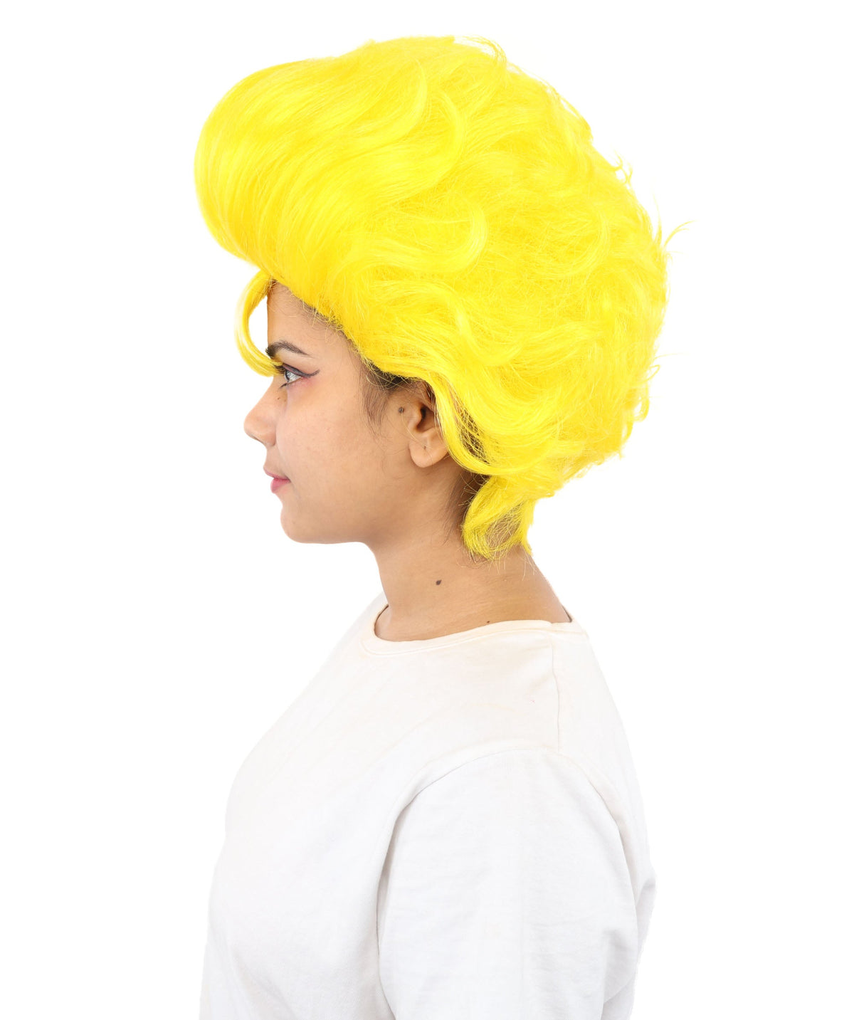 Women's Voluminous Retro Wig | Multiple Color Options, create of synthetic fiber, teased curly volume, breathable capless cap | Party, Halloween, theater, drag, performance, costume events