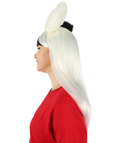 HPO Long Butterfly Womens Wigs | Insect Character Multi Color Halloween Wigs | Premium Breathable Capless Cap