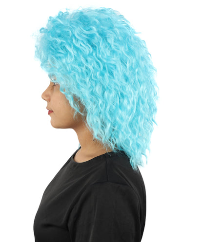 HPO Adult & Teen Women’s 15-Inch Curly Wig | Multiple Color Options | Wavy Voluminous Style | Idal for Costume, Cosplay, and Themed Events