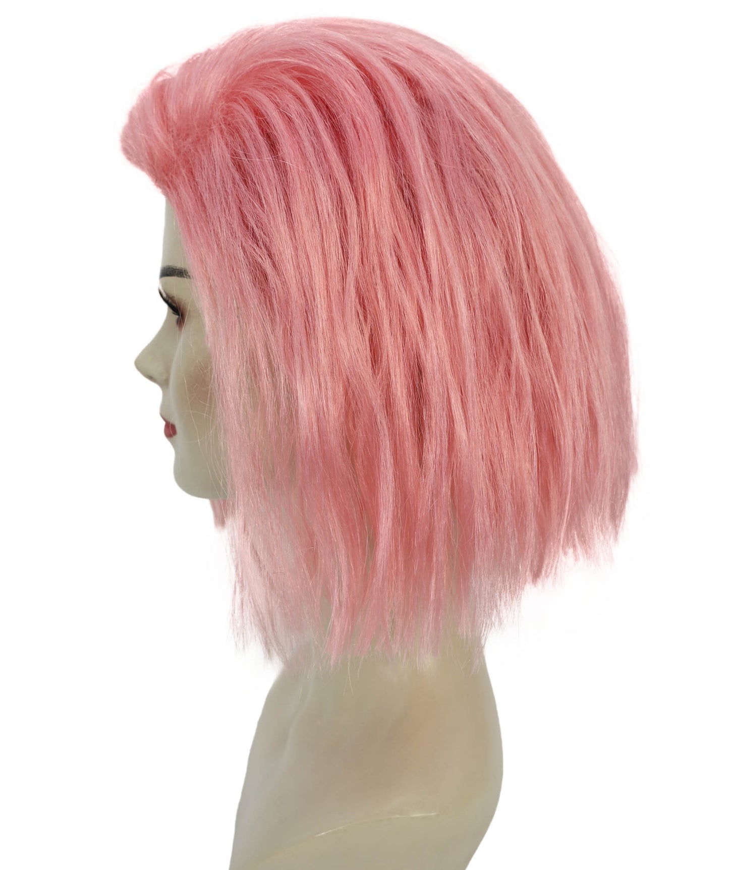 Adult Women's 10" Inch Short Length Halloween Cosplay Ombre Pop Star Fireworks Costume Wig, Synthetic Soft Fiber Hair | Multicolor Options | HPO