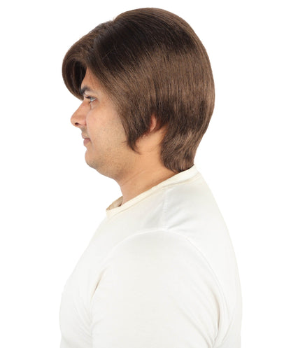 Men's Short Dramatic Texture Wig | Multiple Color Option | undercut, multi-layered messy styling | Halloween, cosplay, drag, theatrical performances, and themed parties