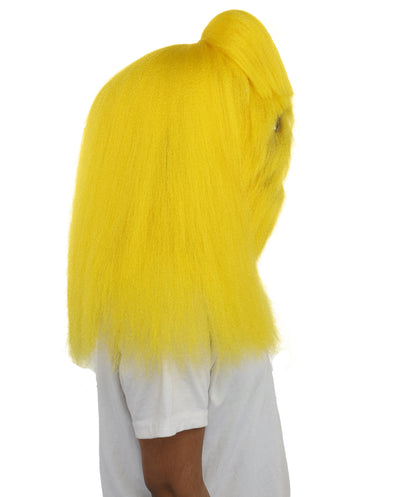 HPO Teen Extreme Hairy Person Costume Bundle & Mask Set - Full-Body Hair Suit Extra-Long Costume Wig for Halloween, Cosplay & Parties - Multiple Color Options