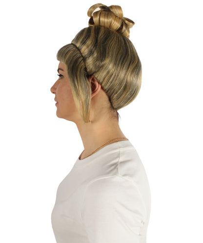 HPO  Women's Halloween Animated Lucy Updo Wig | Multiple Color Options