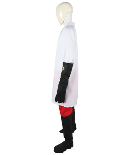 HPO Adult Men's  Multicolor Evil Scientist Costume | Goggles & Lab Coat | Halloween Cosplay & Themed Events