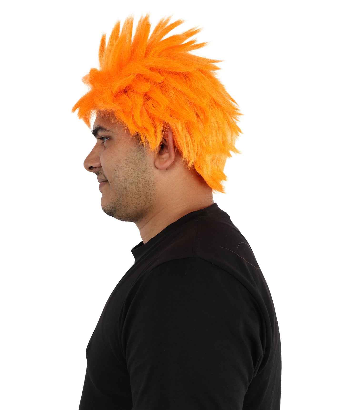 HPO Adult Men's Japanese Superhero Manga Spiky Wig |  Multi Color Options