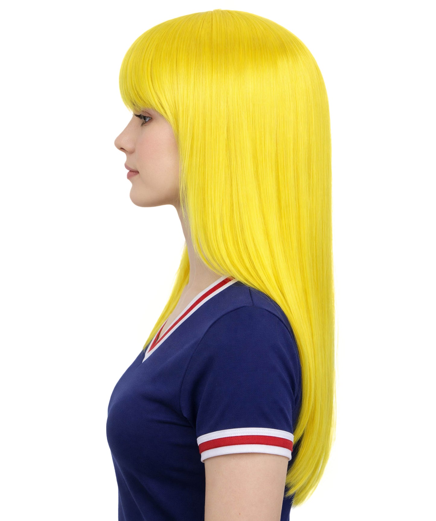 HPO Womens Long Bob Wigs Collections |  Fancy Party Event Ready Halloween Wigs | Premium Breathable Capless Cap