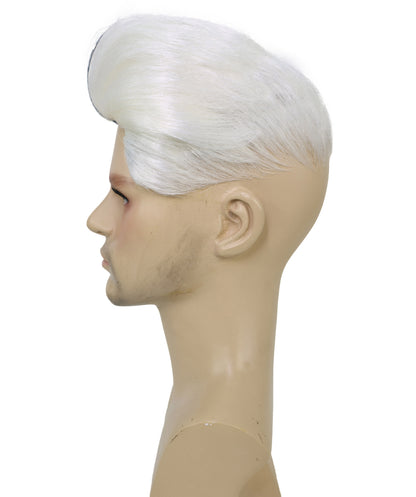 Korean Dictator Wig , Black Celebrity Wigs , Premium Breathable Capless Cap. Synthetic Fiber