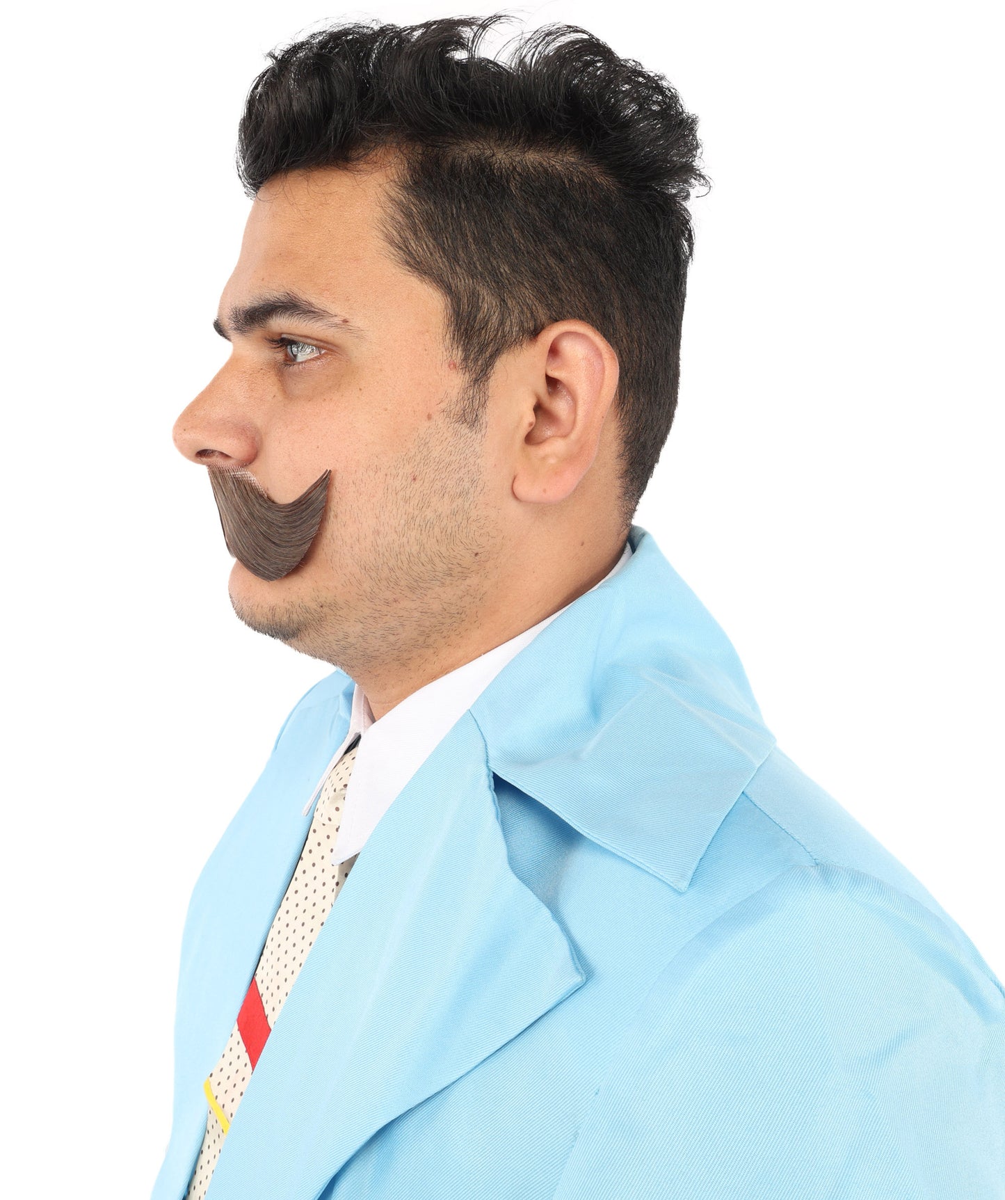 Men's Hungarian Mustache | Human Facial Hair | Multiple Colors