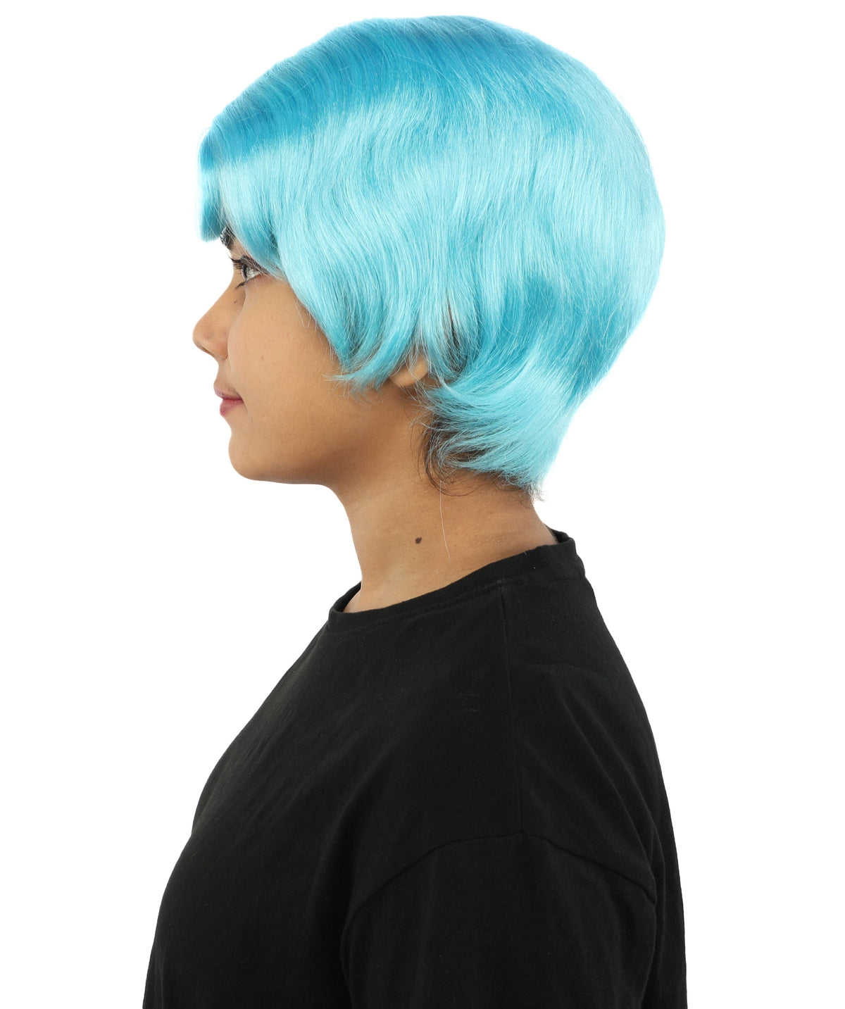 HPO Adult Women’s 10-Inch Short Wig | Multiple Color Options | Celebrity Hairpiece for Costume, Cosplay, and Themed Parties | Sleek and Modern Hairpiece for Versatile Looks