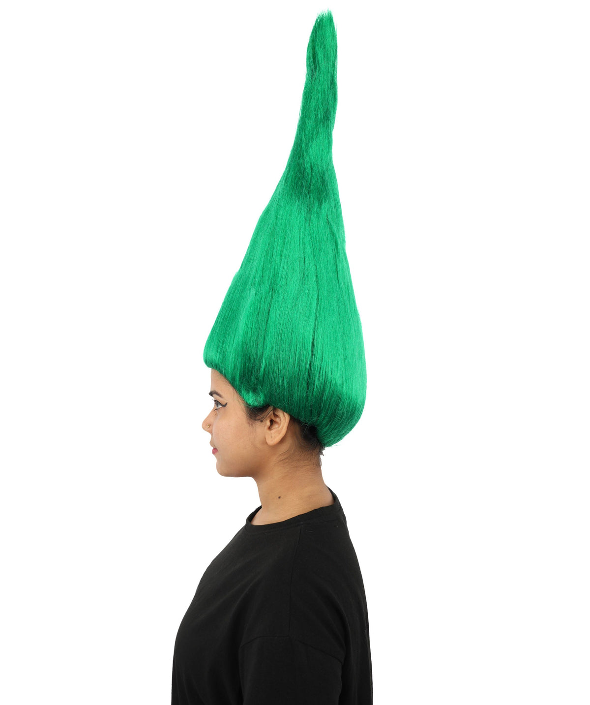 HPO Adult & Teen Women's Tall Cone Wig | Multicolor Options, create of synthetic fiber, extremely tall smooth pointed texture, breathable base | Party, Halloween, theater, drag, performance, costume events