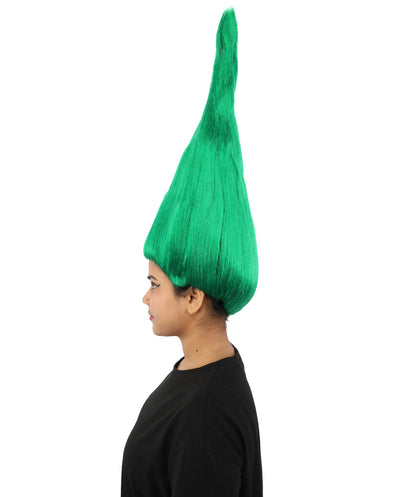 HPO Adult & Teen Women's Tall Cone Wig | Multicolor Options, create of synthetic fiber, extremely tall smooth pointed texture, breathable base | Party, Halloween, theater, drag, performance, costume events