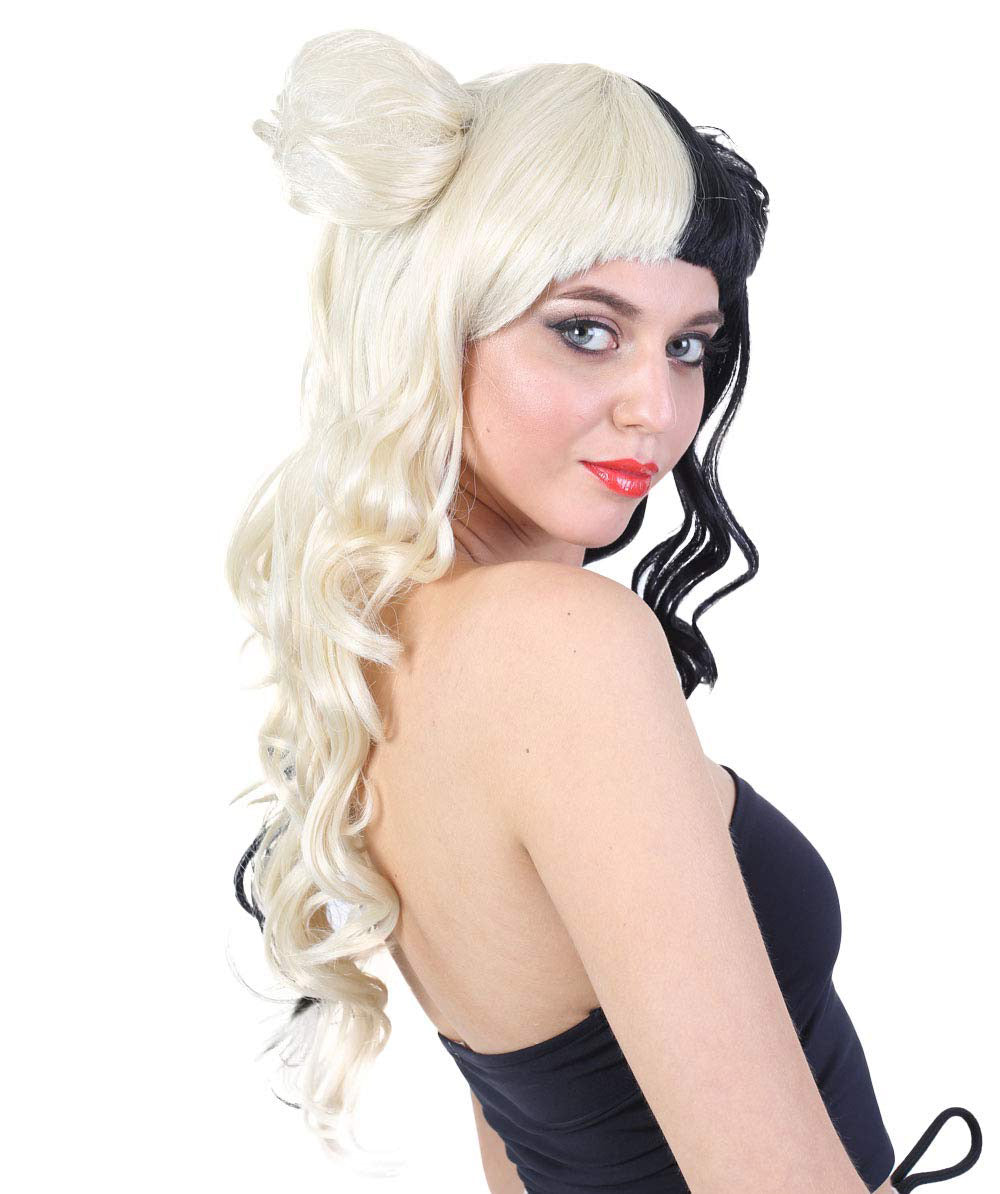 HPO Singer Womens Wig | Two tone Celebrity Wig | Premium Breathable Capless Cap