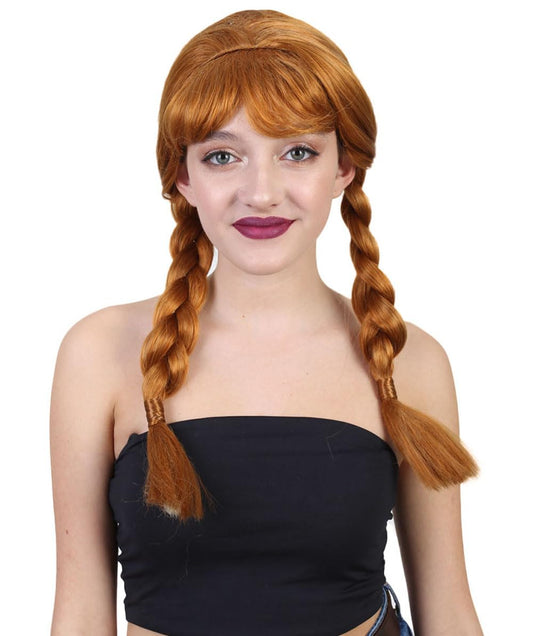 Country Princess Brown Orange Wig