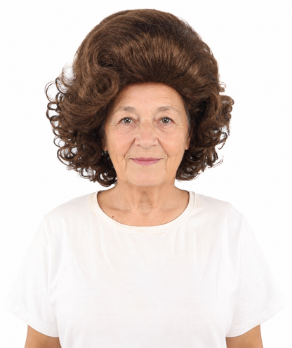 HPO Adult Women's Dame Edna Everage Wigs | Multiple Color Options | Drag Queen-Inspired Colorful Synthetic Hair for Parties, Stage Events | Breathable Capless Design