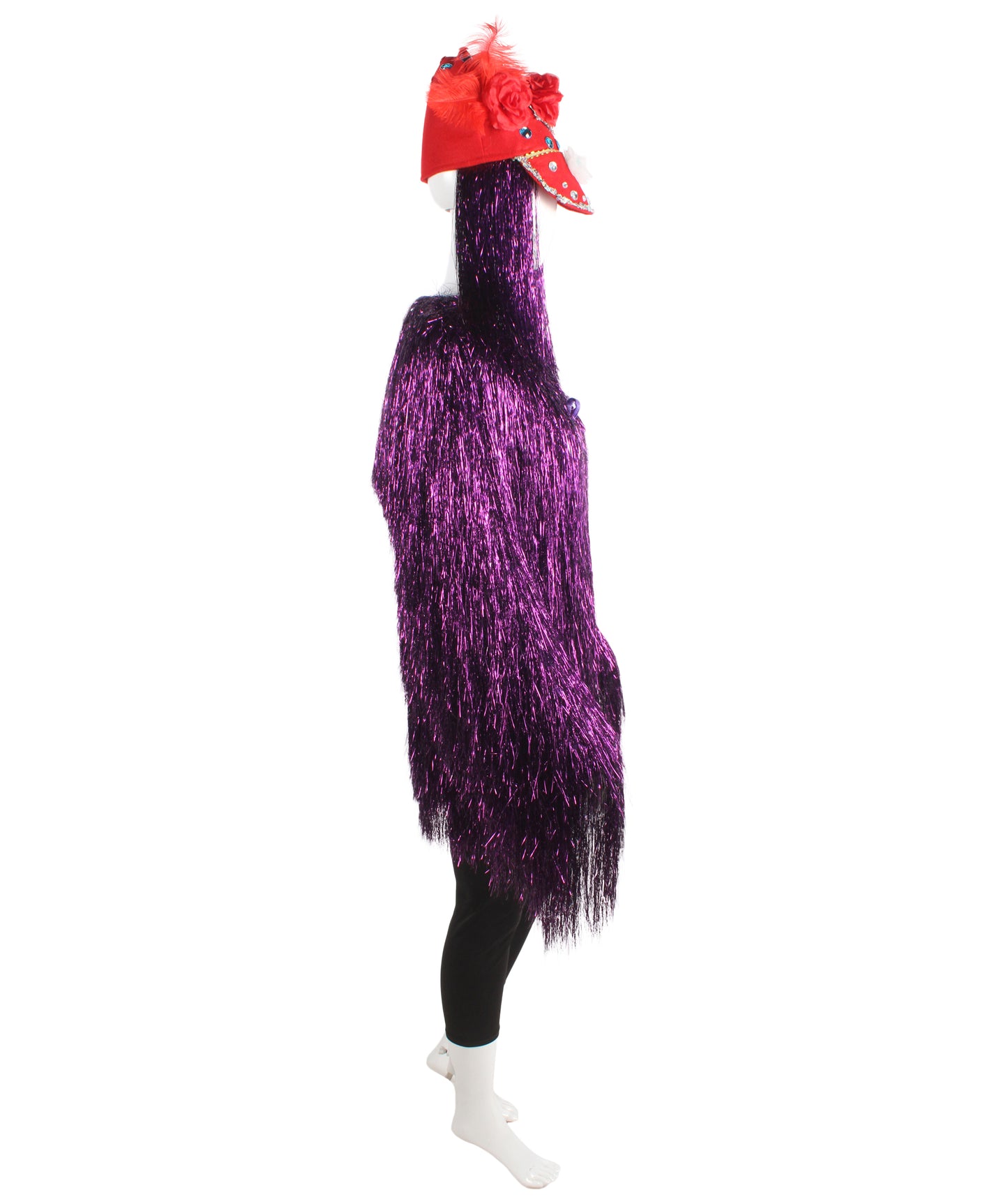 Purple DJ Tinsel Costume