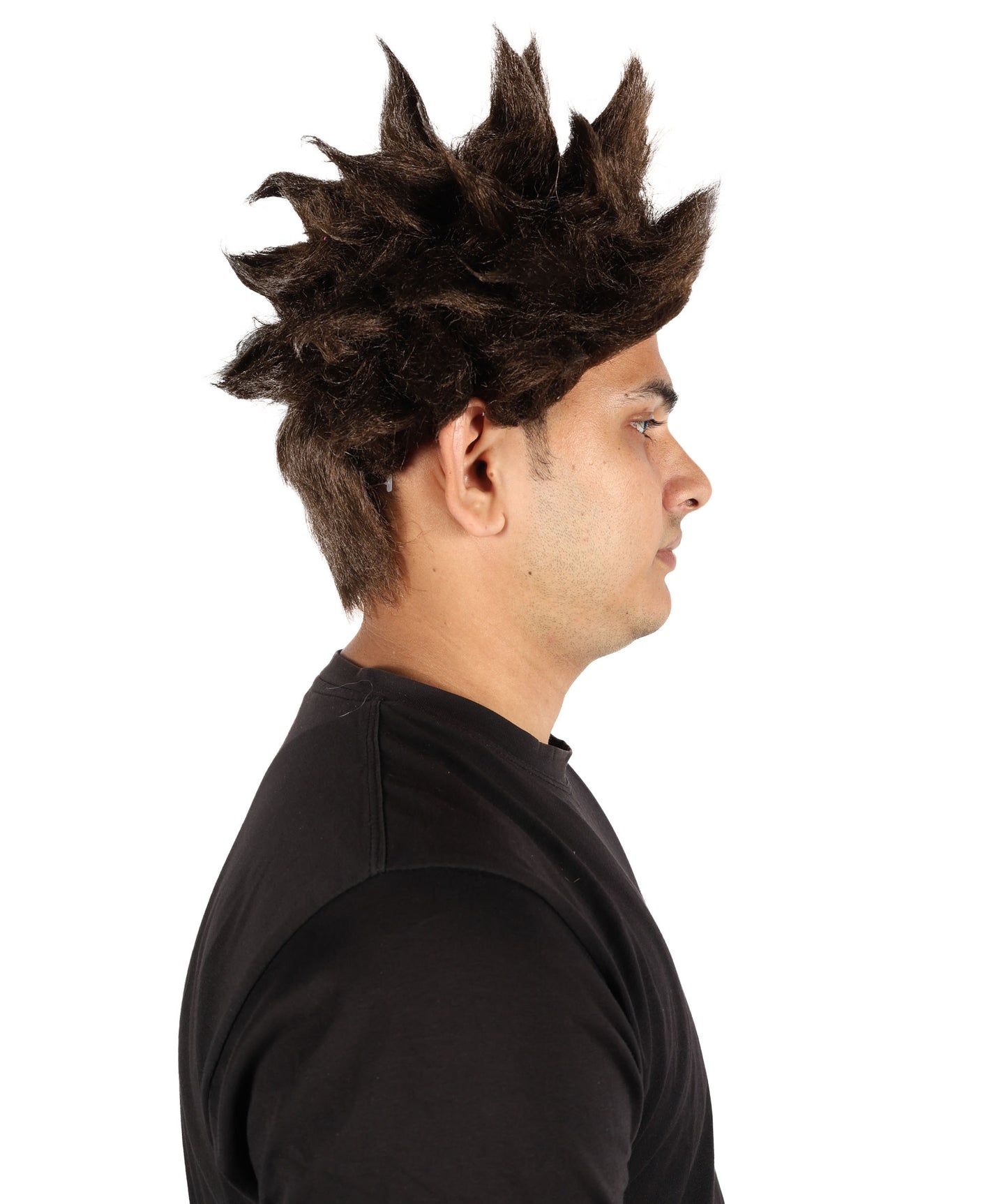 HPO Men’s Anime Young Ninja Nine Tail Yellow Blonde Spiky Wig