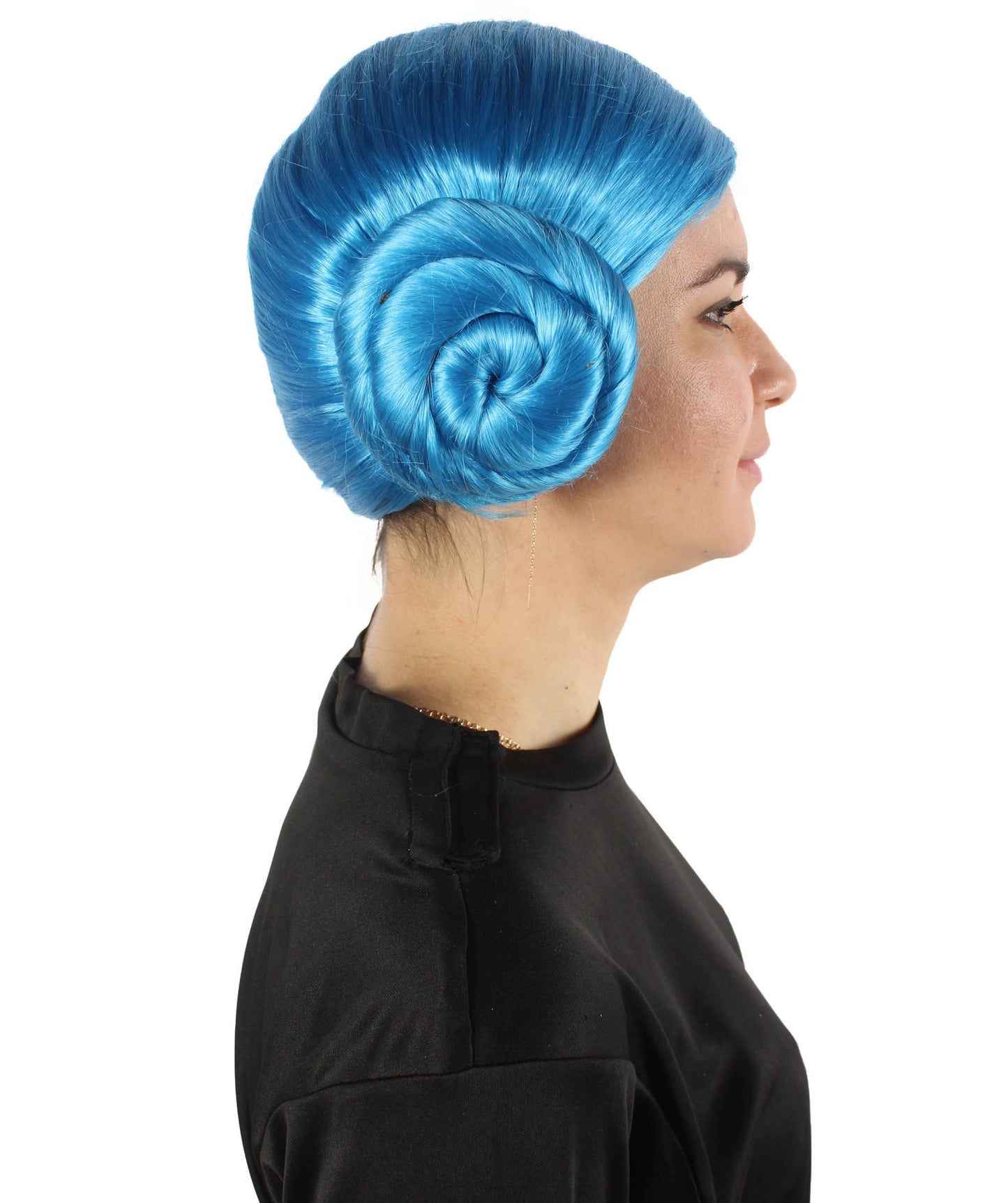 HPO Multiple Space Bun Wig – Sci-Fi Inspired Fancy Dress Costume Wig for Women – Galactic Hero Wig