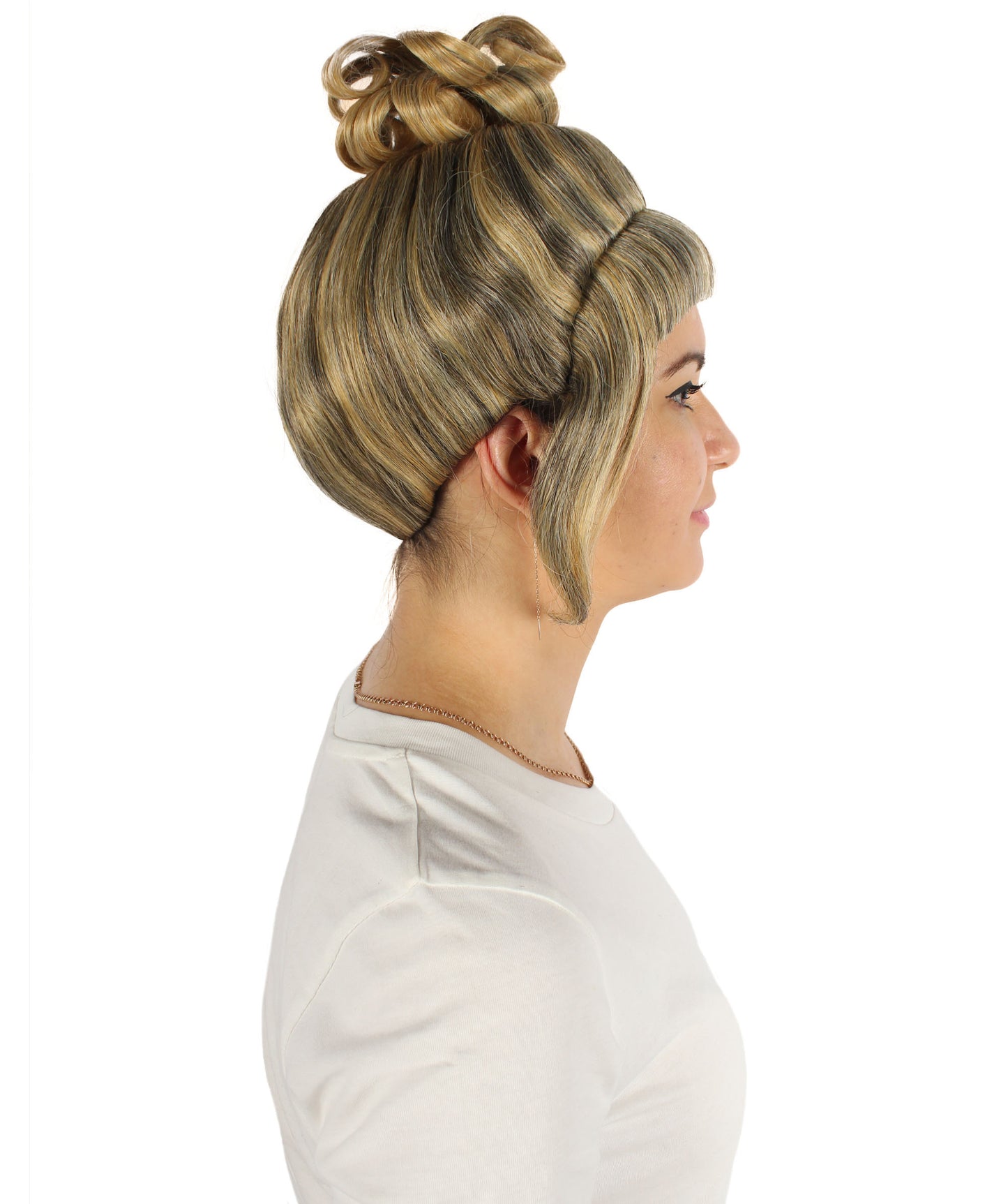 HPO  Women's Halloween Animated Lucy Updo Wig | Multiple Color Options