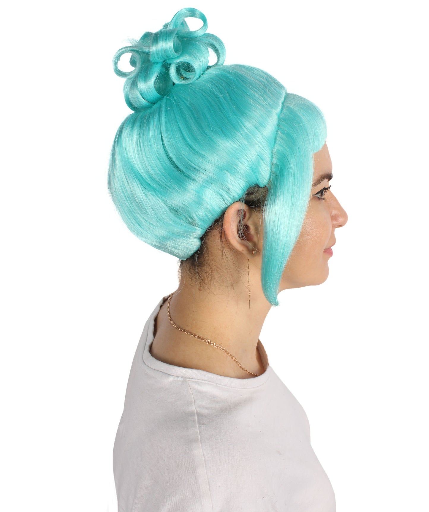 HPO  Women's Halloween Animated Lucy Updo Wig | Multiple Color Options